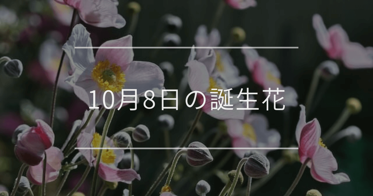 10月8日の誕生花