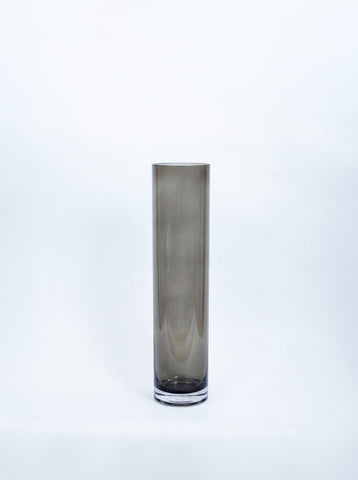 割れない花瓶 Cylinder Polycarbonate gray