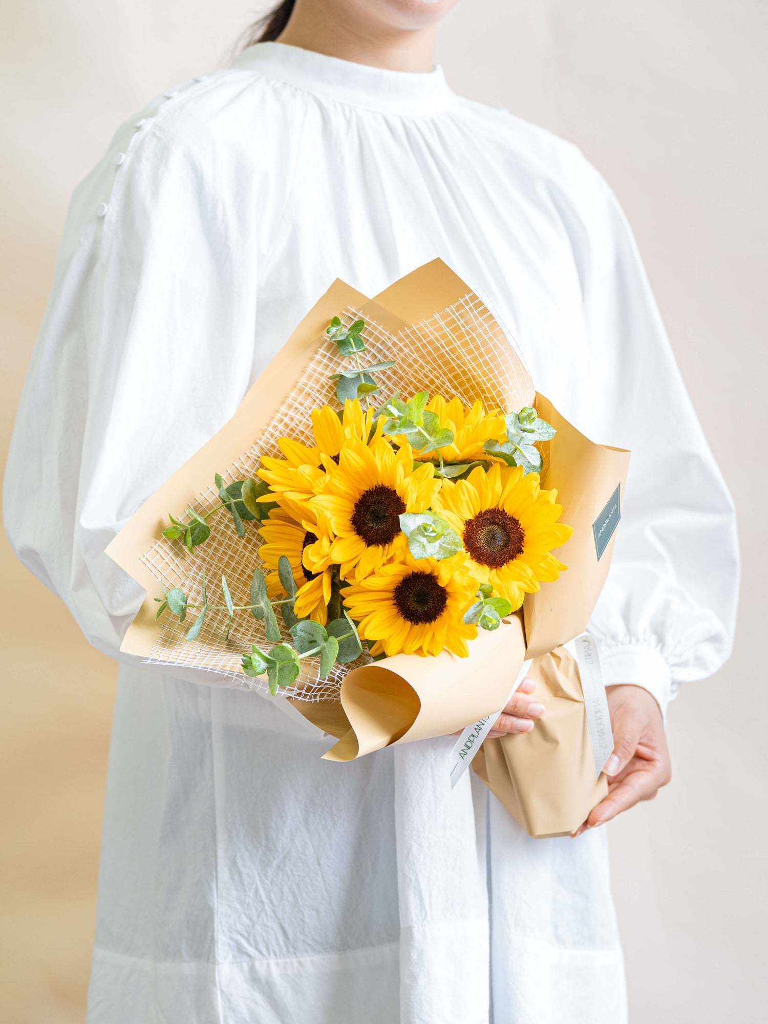 【7月の誕生花】定番のひまわりブーケ S