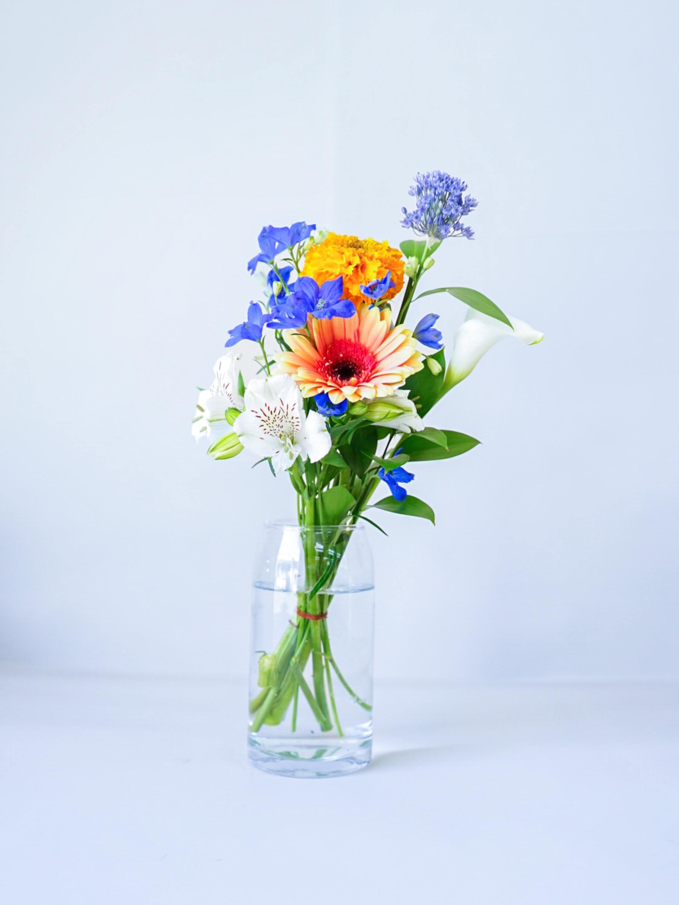 【店舗配送】フローリストにおまかせ 季節の花束 S - ミックス -