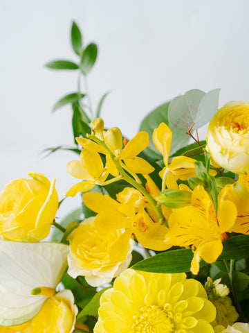 季節のおまかせ生花アレンジ XL - イエロー -